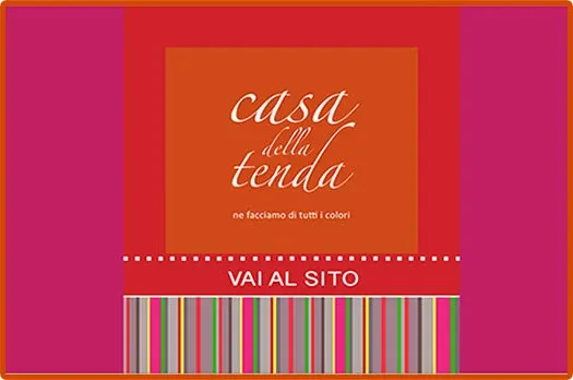 Screenshot of the Casa della Tenda website