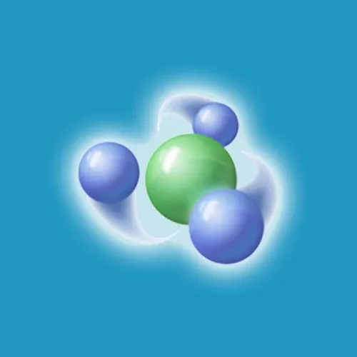 Illustration of the Windows HomeGroup icon: a green sphere surrounded by three blue spheres