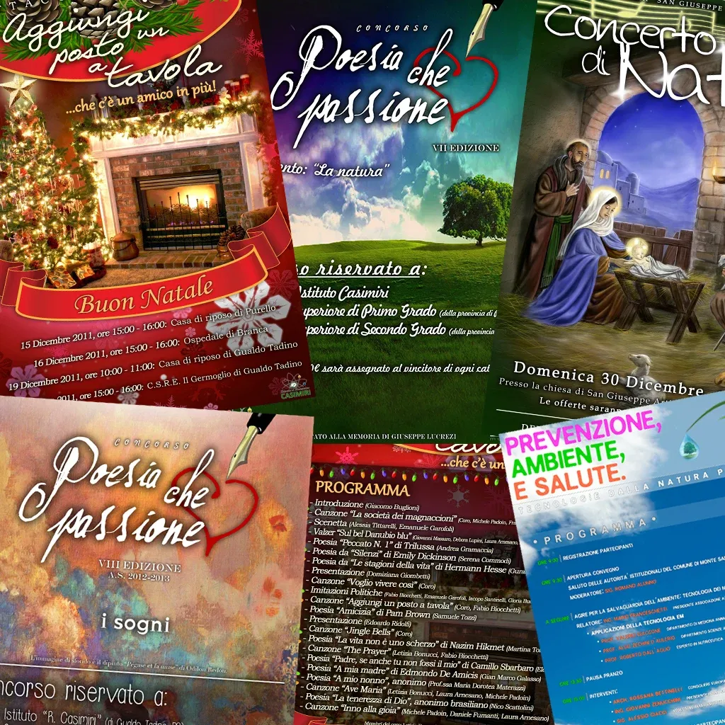 Screenshot of the Posters and logos website