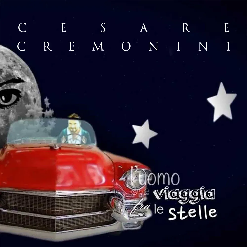 Screenshot of the Cesare Cremonini - L'uomo che viaggia fra le stelle website