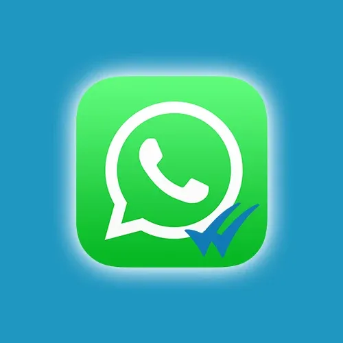 Icona di WhatsApp affiancata dalla doppia spunta blu di lettura
