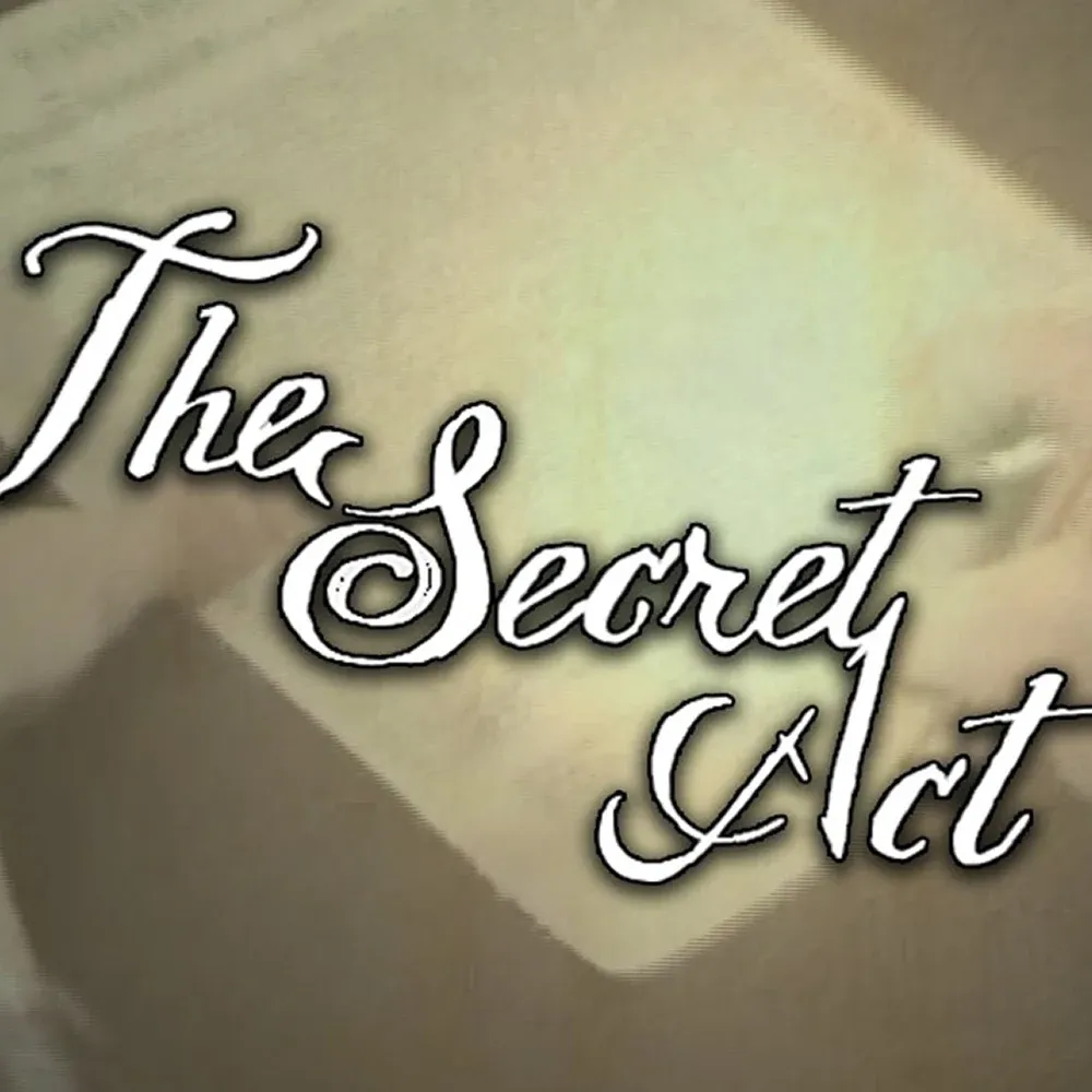 Screenshot of The Secret Act website