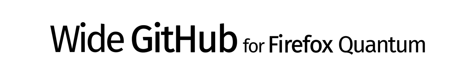 Wide GitHub Logo
